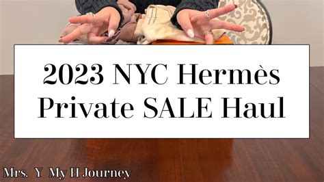 hermes private sale 2023|hermes sample sale nyc.